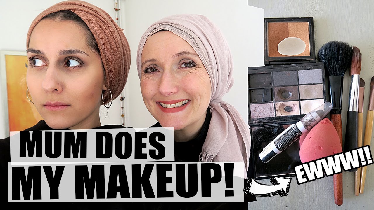 Mum does my makeup!! (using only her makeup)