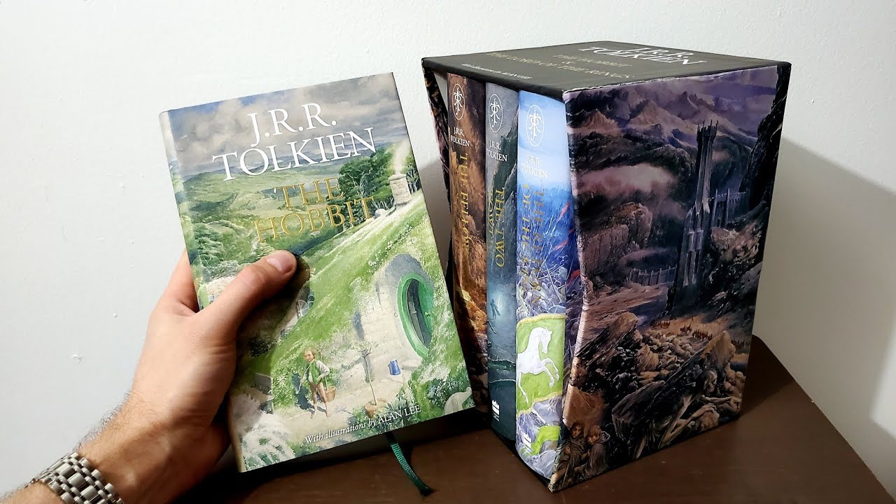 The Hobbit & The Lord of the Rings Illustrated by Alan Lee Hardcover Boxset