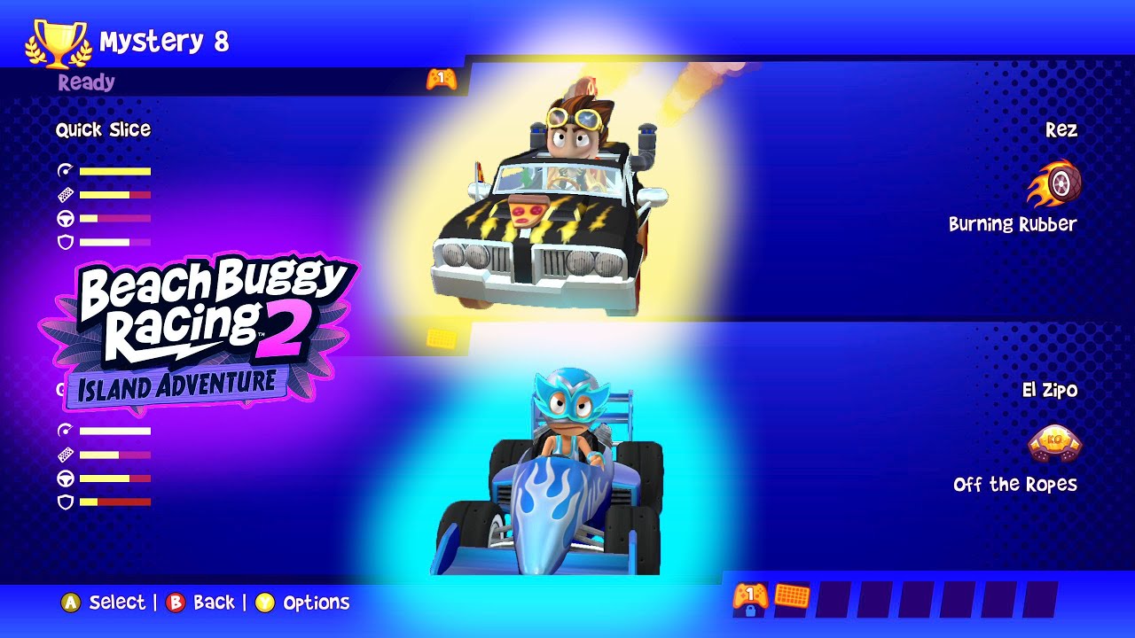 Quick Slice ft Rez vs Grand Prix ft El Zipo - Beach Buggy Racing 2 Island Adventure