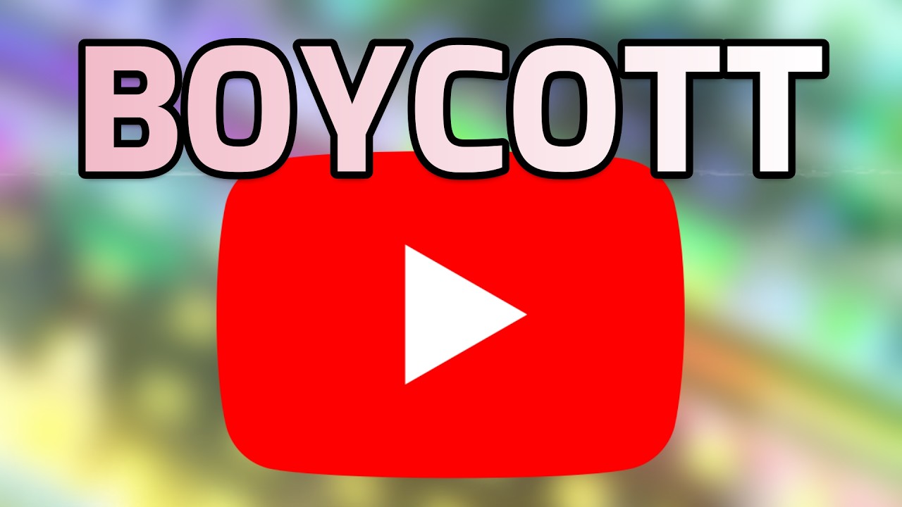 WE'RE BOYCOTTING YOUTUBE. HERE'S HOW.