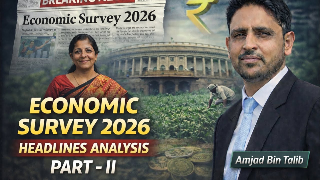 Economic Survey 2026 Explained Through Newspapers (PART - ll) | Complete Analysis for UPSC