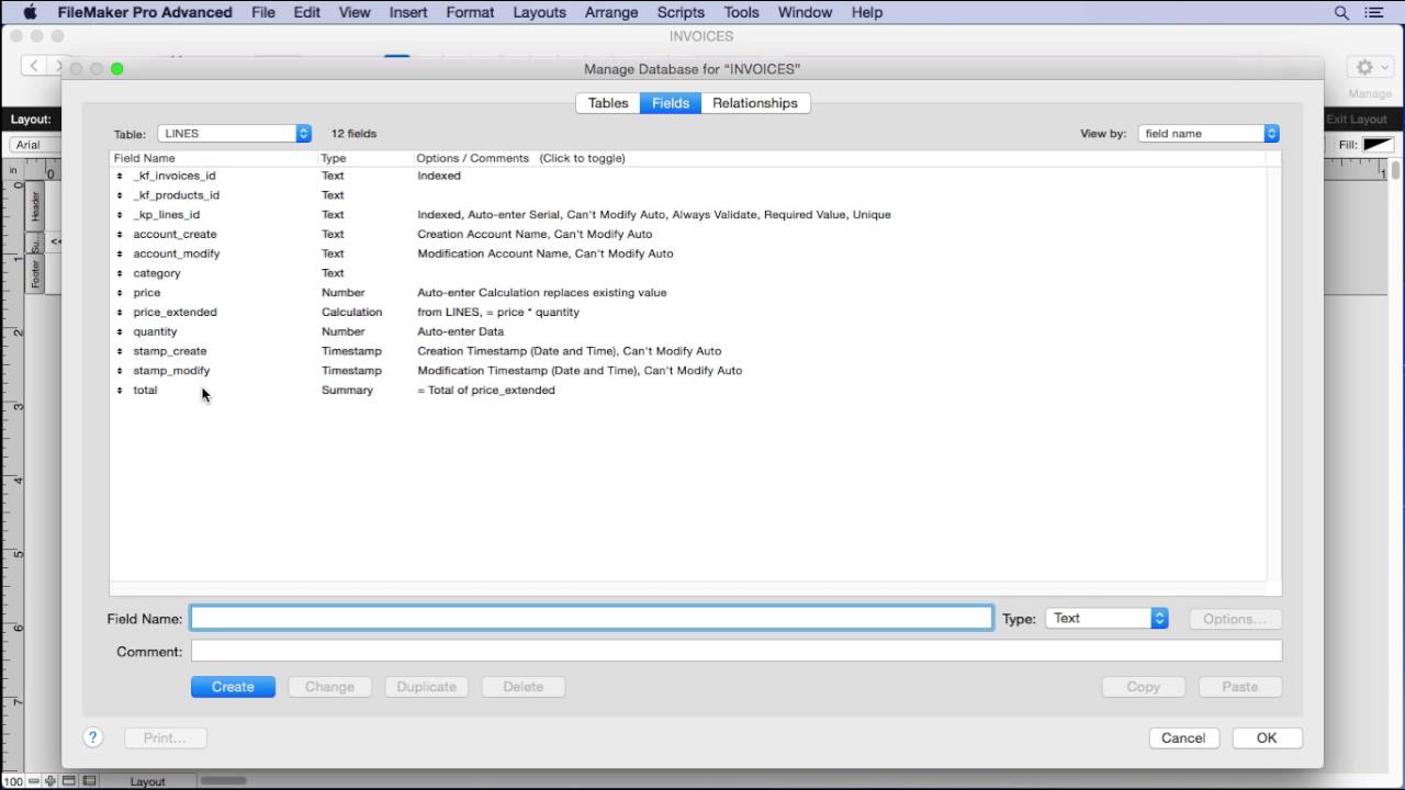 Building a Report in FileMaker