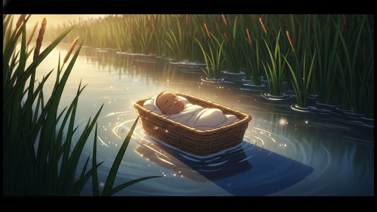 baby Moses and The basket