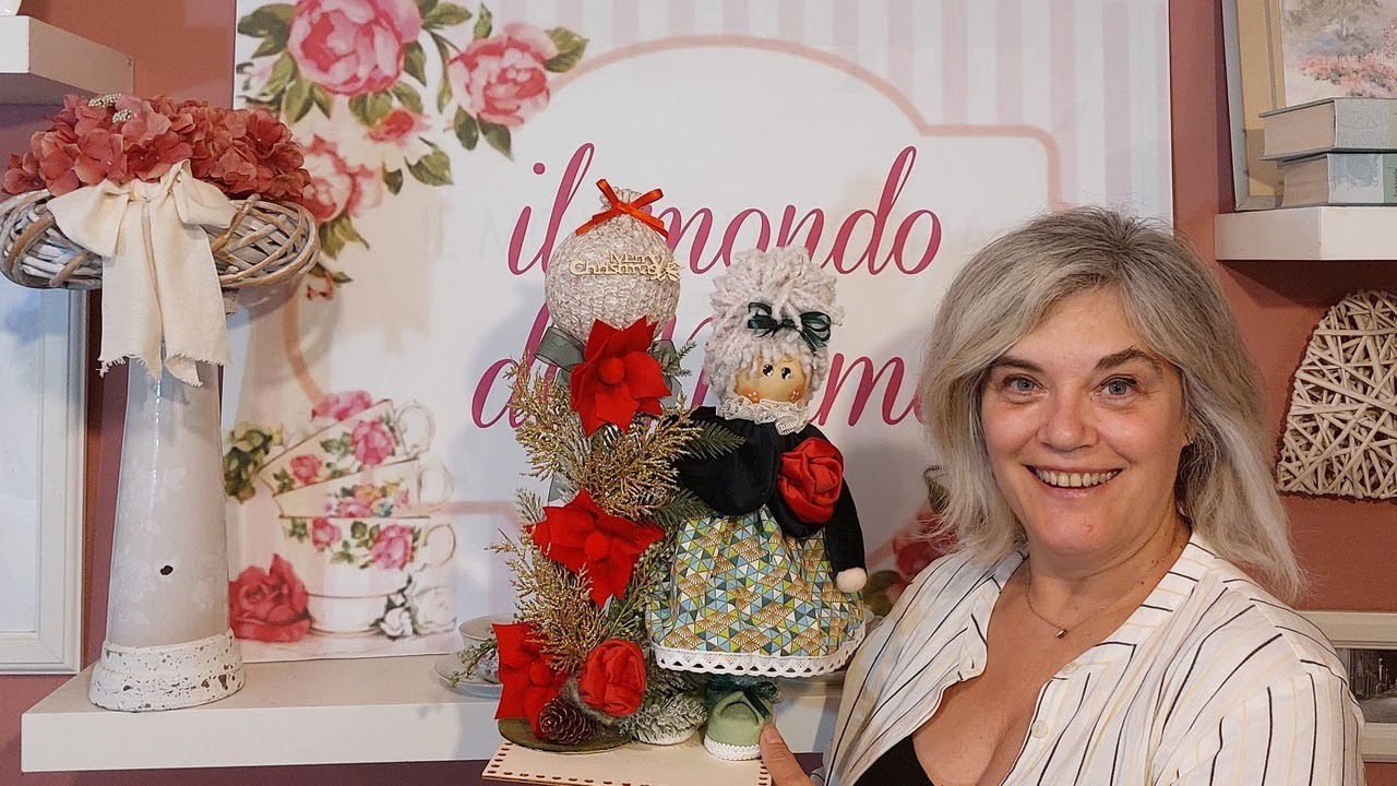 Come fare una bambolina natalizia (di nome Perla 😍).  👧🎄