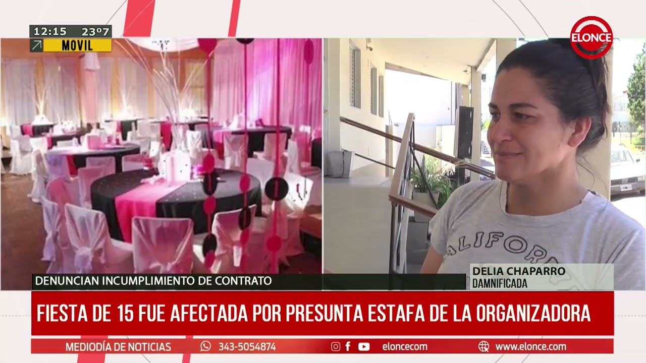 Fiesta de 15 fue afectada por presunta estafa de la organizadora- ELONCE-24/11/2025