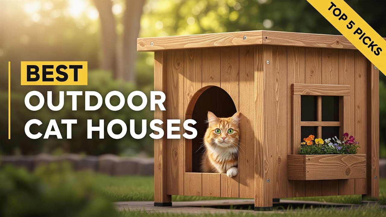 TOP 5 Best Outdoor Cat Houses 2026 | Outdoor cat shelter Amazon