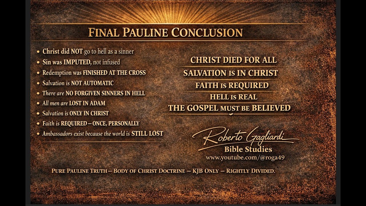 IMPUTATION vs. BECOMING A SINNER — Paul's Doctrine