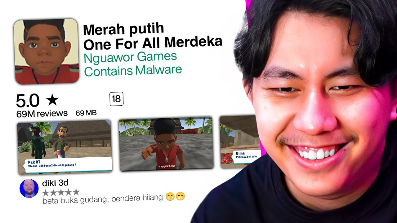 lebih bagusan game nya jir awokawok 😭 - GAME NGUAWOR PLAYSTORE