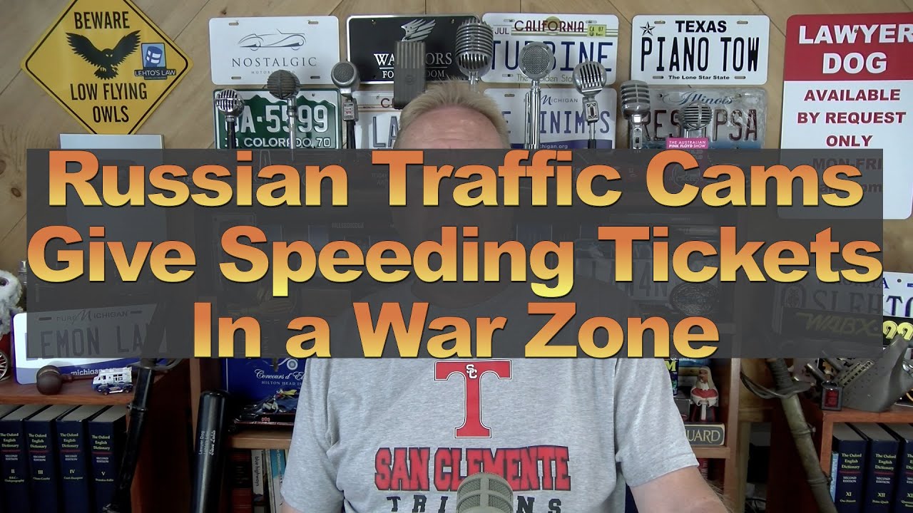 Russian Traffic Cams Give Speeding Tickets In a War Zone