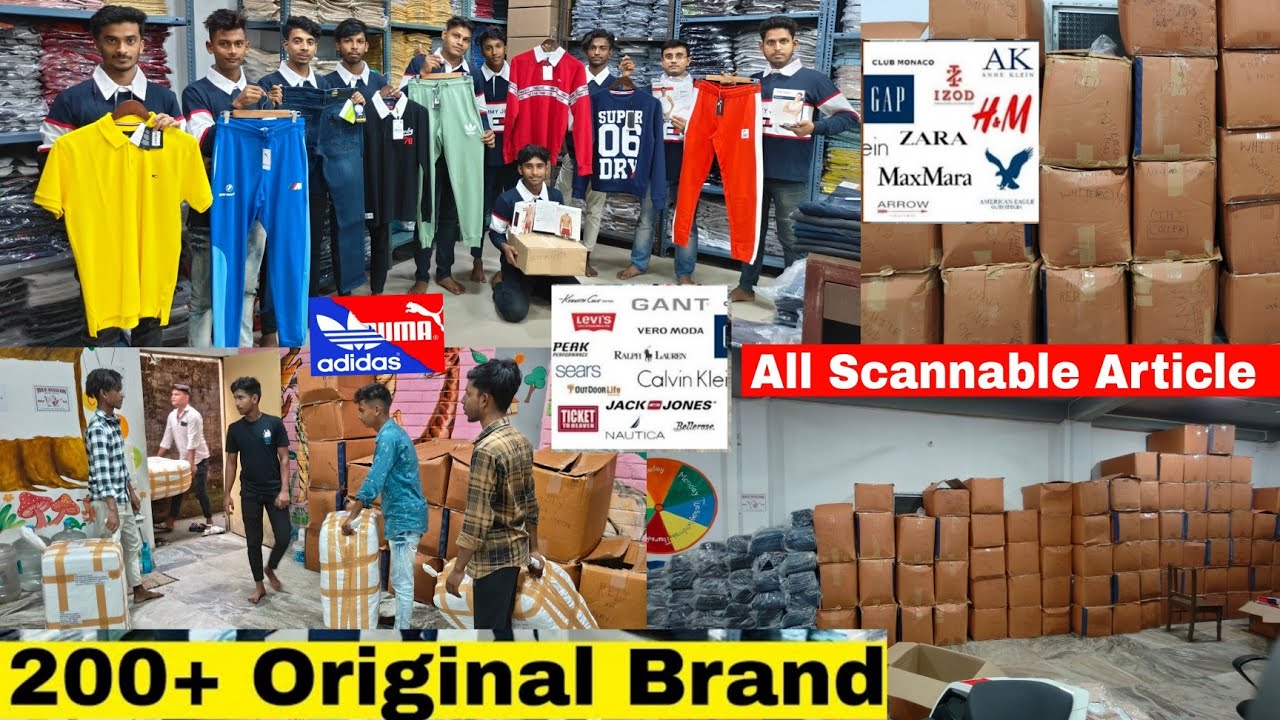 Biggest Direct Warehouse of 100% Original branded garments with brand bill in KOLKATA
