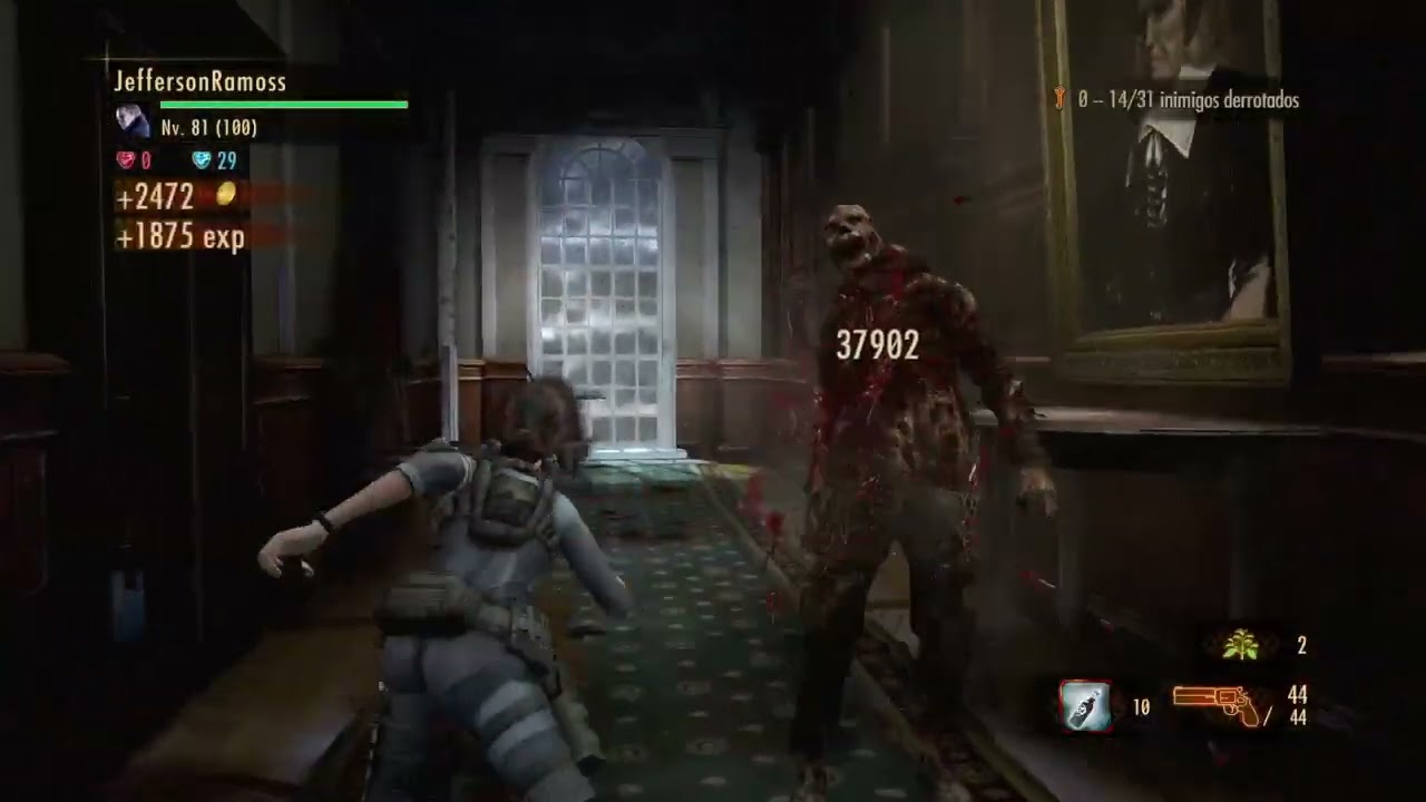 Resident Revelations 2 modo raide Ato 8 no muito difícil com a Jill.