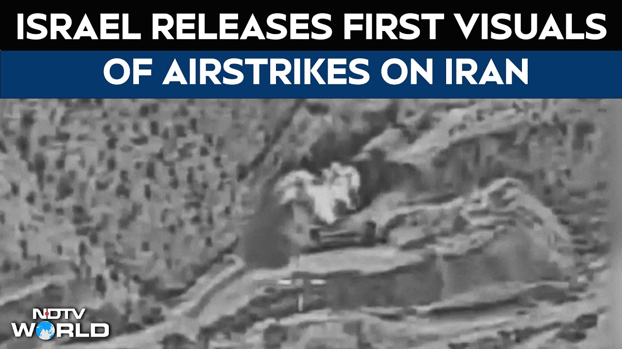 Iran Latest News | Israel Releases First Visuals Of Airstrikes On 