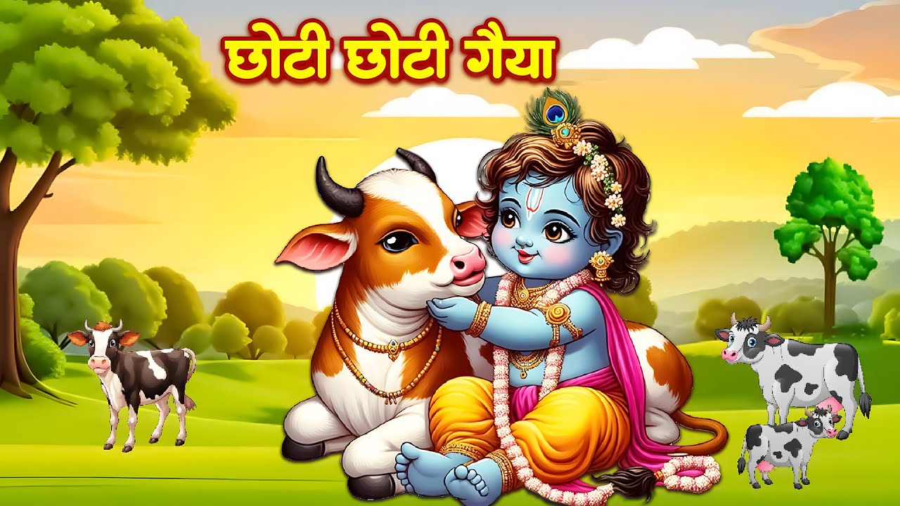 छोटी छोटी गैया छोटे छोटे ग्वाल | Choti Choti Gaiya Chote Chote Gwal with Lyrics | #krishnabhajan