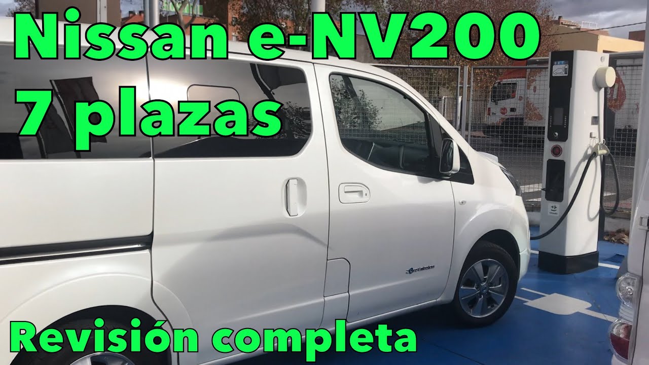 Furgoneta eléctrica español: Nissan e-NV200 Evalia 40 kWh 2019 7 plazas MOTORK