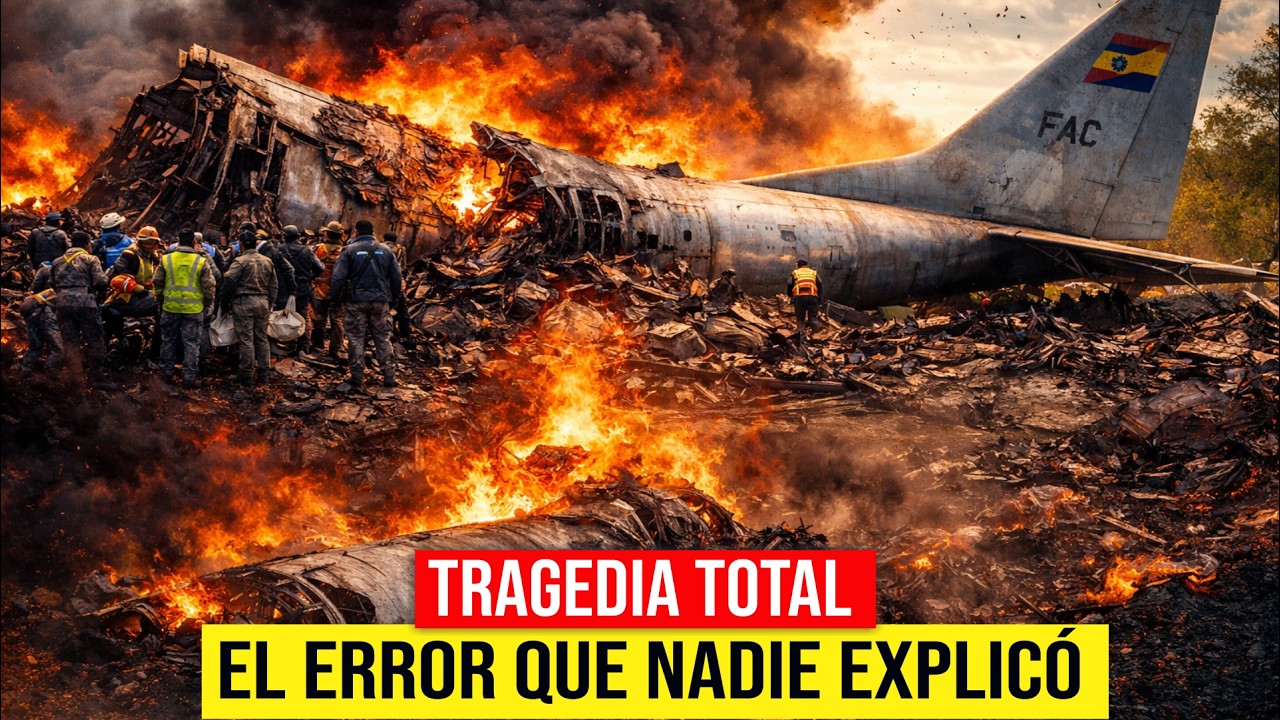 C-130 H&eacute;rcules: CA&Iacute;DA FATAL Tras DESPEGUE en Puerto Legu&iacute;zamo ✈️🚨