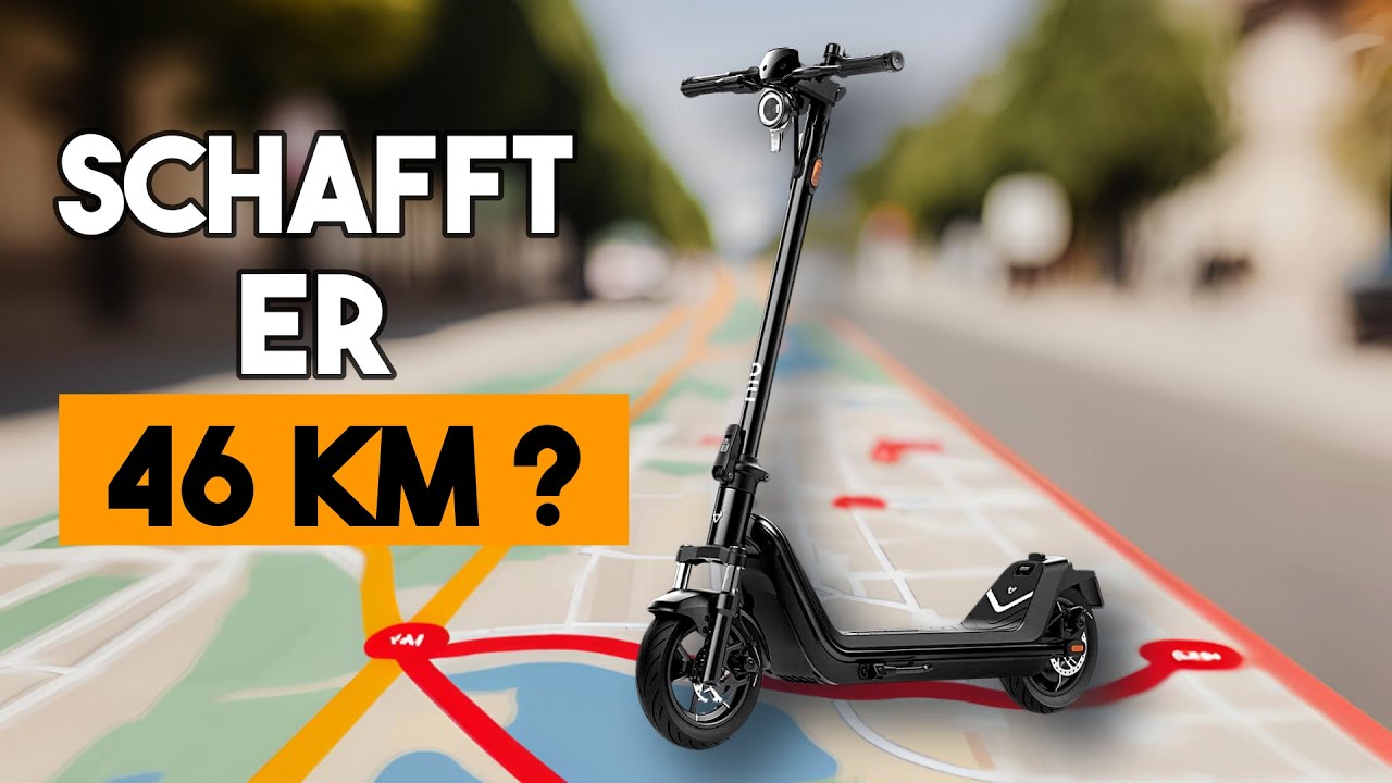 NIU KQi 300P | Reichweitentest | E-Scooter 🛴 mit Straßenzulassung Federung u. Blinker