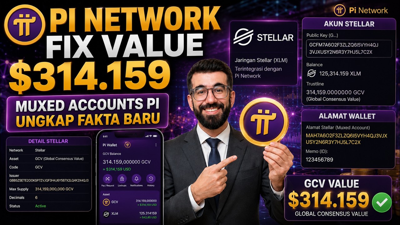 PI NETWORK FIX VALUE $314.159❗MUXED ACCOUNTS PI UNGKAP FAKTA BARU