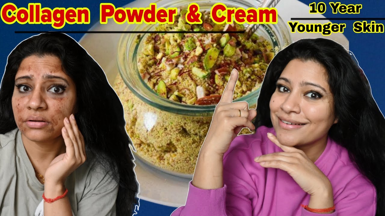 Homemade Collagen Powder & Collagen Cream To Make Skin Youthful, Glowing & Healthy ।Garima Singh।