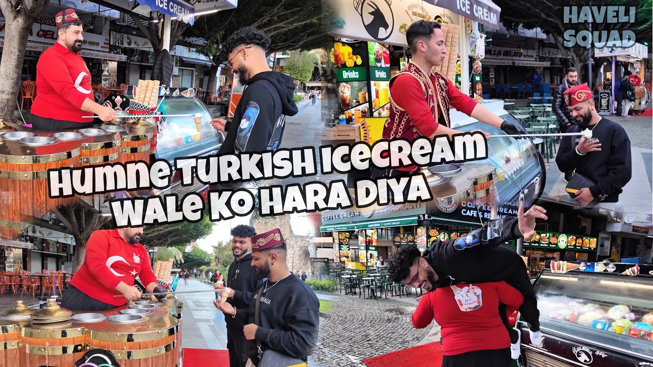 Famous Turkish Ice Cream Wale Bhaiya Ne Humein Pagal Kar Diya 😂 | Full Fun Moment | 
