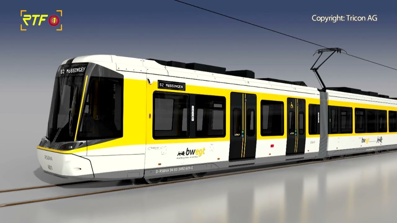 So werden die Z&uuml;ge der Regionalstadtbahn Neckar-Alb aussehen