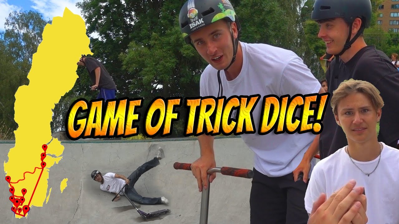 GAME OF TRICK DICE I VÄSTERÅS SKATEPARK! (SVÅRA UTMANINGAR)