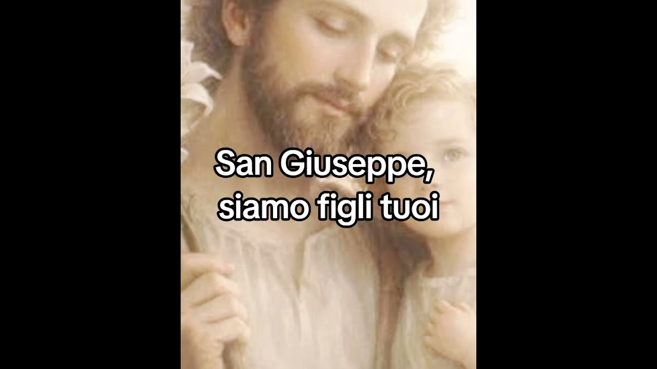 San Giuseppe, siamo figli tuoi
