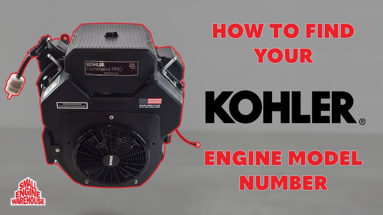 How to Find Your Kohler Engine Model Number