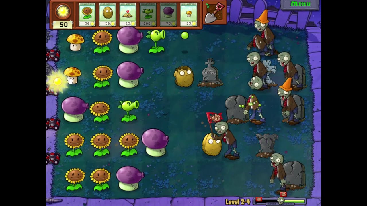 Playing Plants vs Zombies Part 2