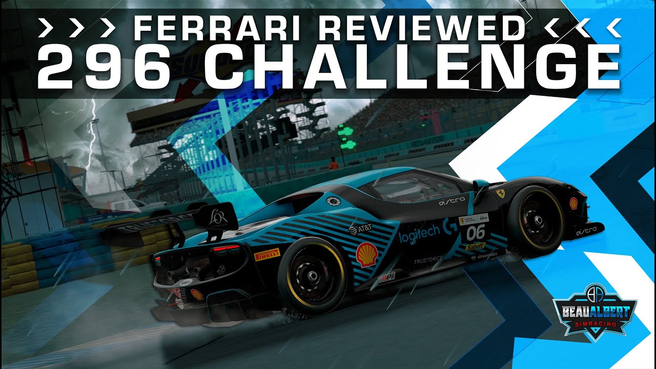 НОВЫЙ король моноблоков? Обзор Ferrari 296 Challenge iRacing
