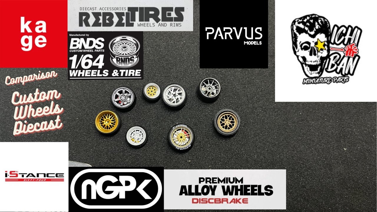 Comparison Custom Wheels Diecast di Indonesia (Mencari mana yang paling bagus...)