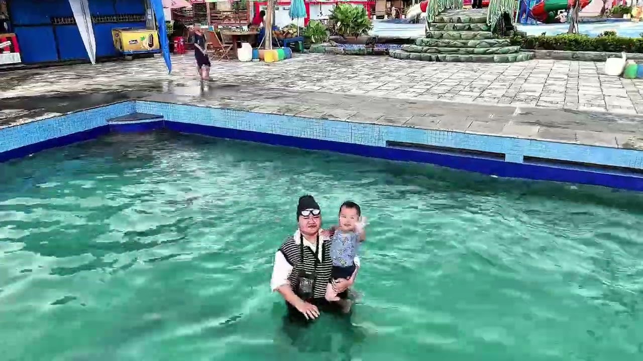Lokasi Tirta Amerta Waterpark Kolam Renang,Dekat SPBU Rawa Makmur Bengkulu Kota#drone #dji #djidrone