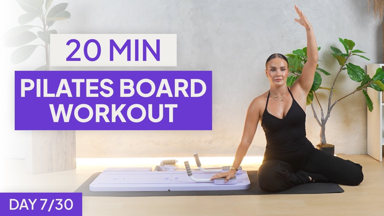 20 MIN PILATES WORKOUT || Full Body (Reformly Pilates Board) - Day 7/30
