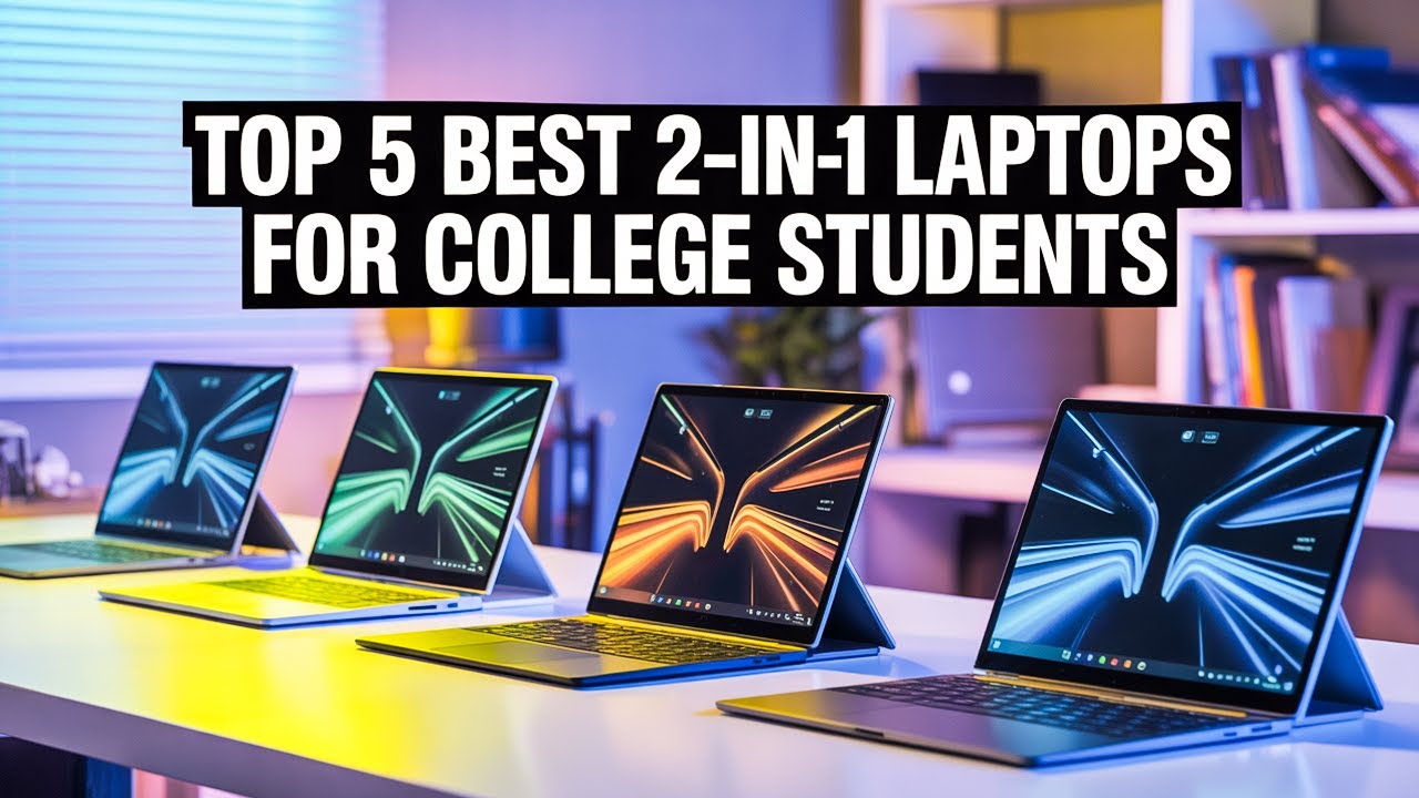 Top 5 Best 2 in 1 Laptops for College Students🔥🔥 – Best Budget to Premium Picks