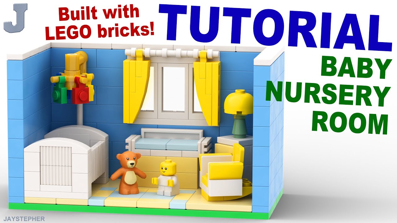 LEGO Baby Nursery Room How To Build Tutorial