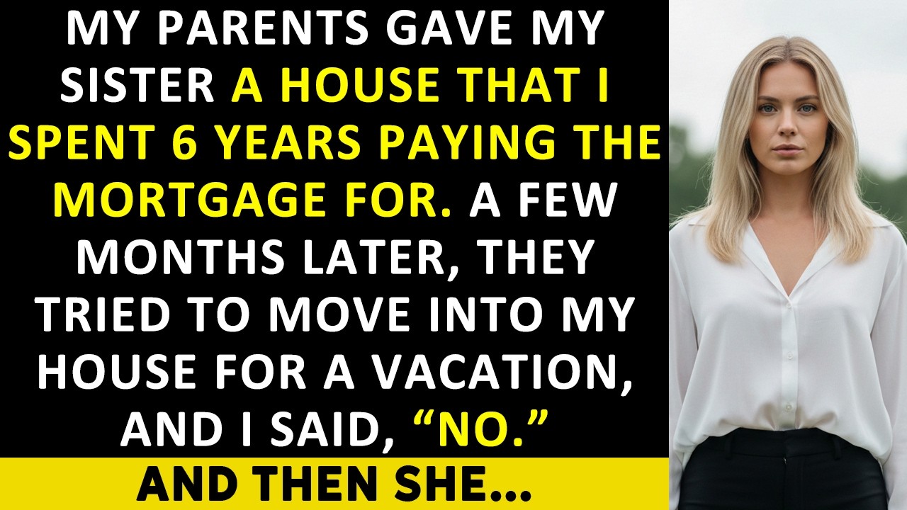My Parents Gave My Sister A House That I Spent 6 Years Paying The Mortgage For.