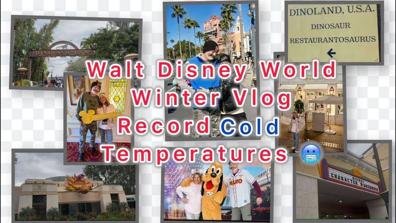 Disney World Winter 2026 Trip🥶 Keys to the kingdom tour,DinoLand closing,Pin Drop, Cake Bake 