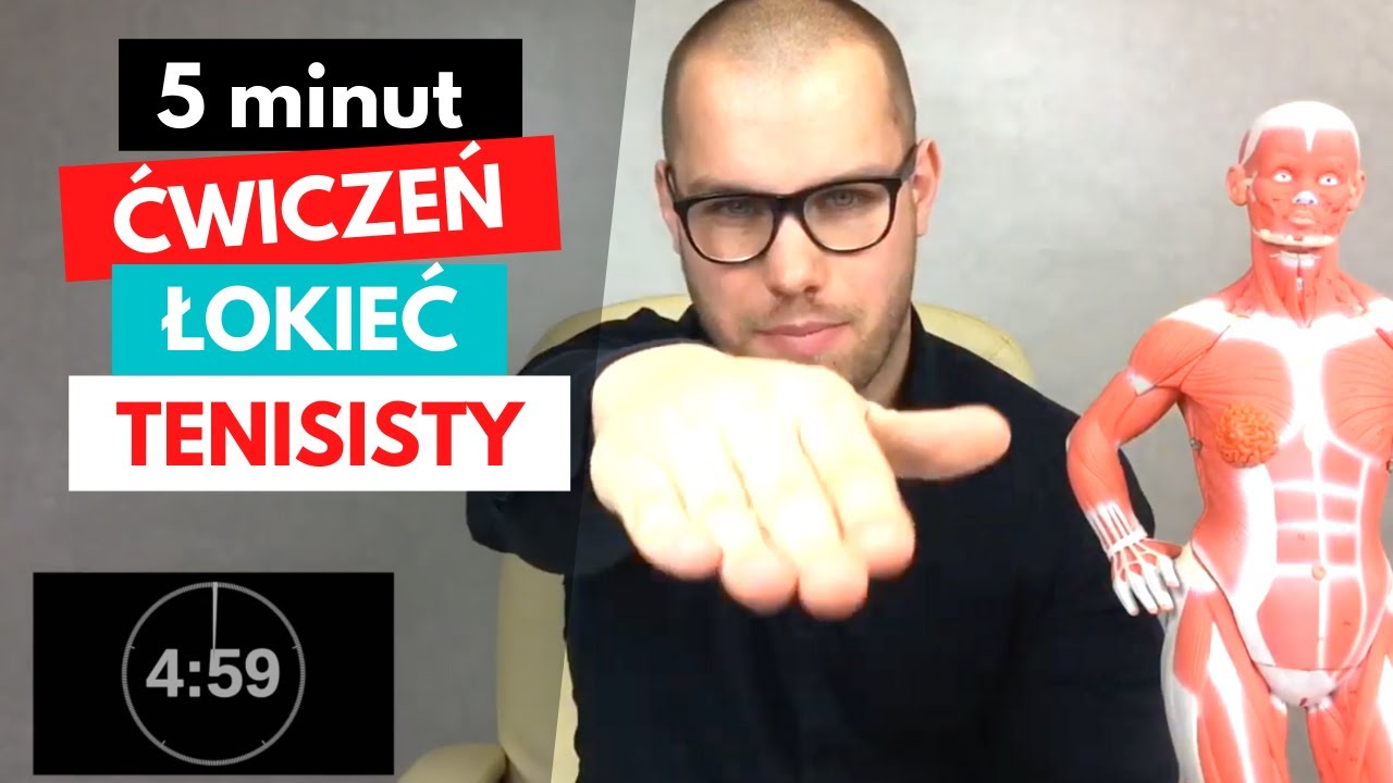 BÓL ŁOKCIA - 5 minut ćwiczeń - ŁOKIEĆ TENISISTY !