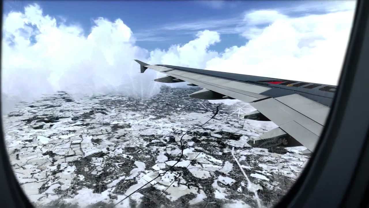[HD FSX]: Copenhagen landing in clear winter landscape