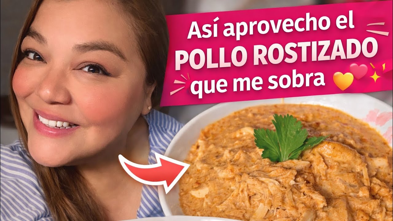  ¿Te sobró pollo rostizado? Haz este Pollo al Chipotle deliciosoooo ❤️