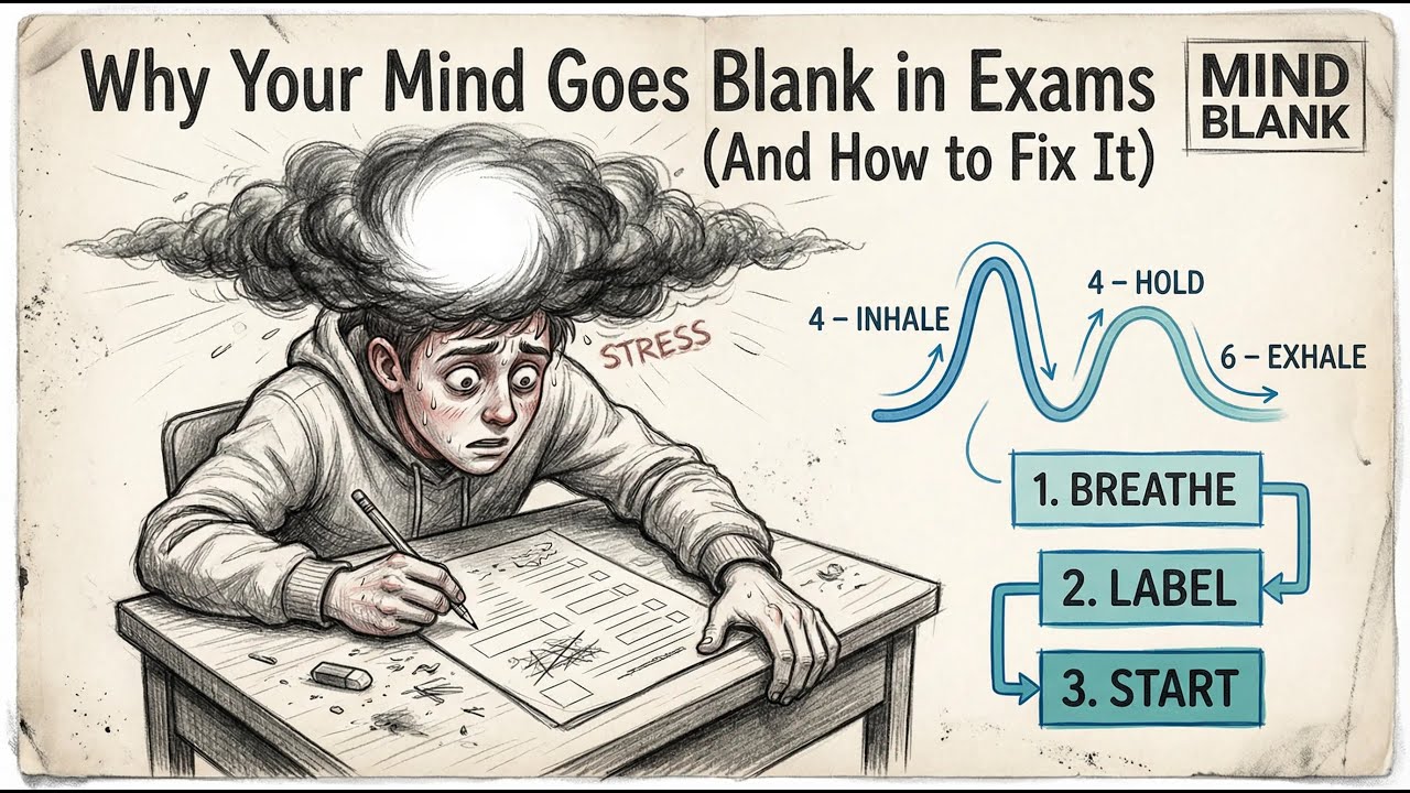 Why Your Mind Goes Blank in Exams (And How to Fix It)