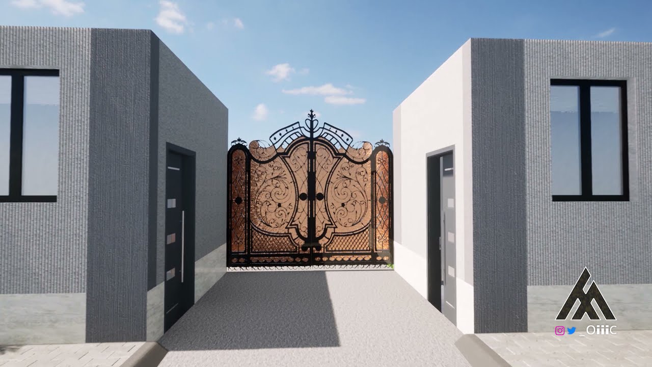 تصميم استراحة  تصميم ديكور | ديكور خارجي مع لاندسكيب لاستراحة   4K