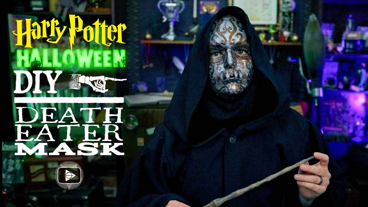 Маска Пожирателя Смерти — Гарри Поттер на Хэллоуин своими руками