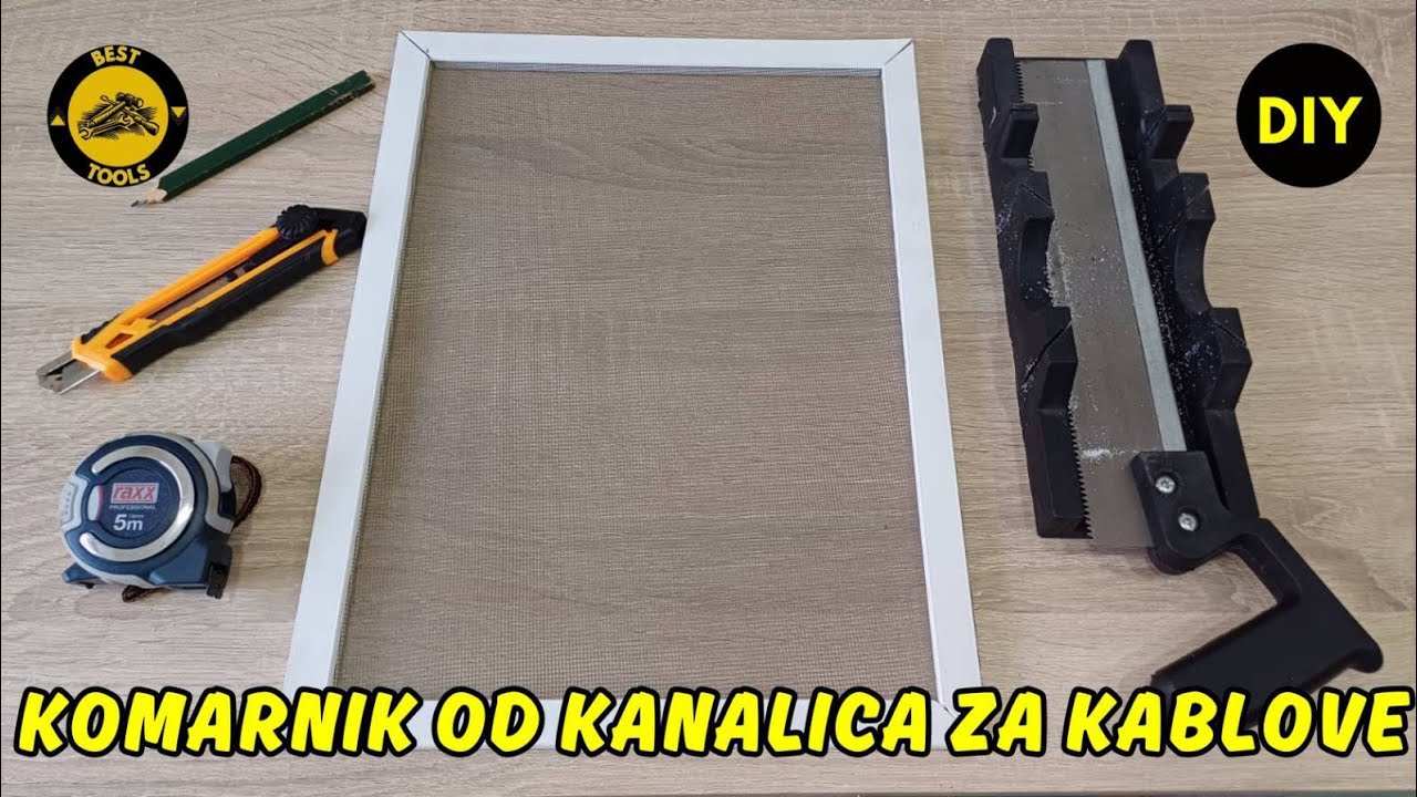 KOMARNIK OD KANALICA ZA KABLOVE TUTORIAL DETALJNO OBJAŠNJENJE