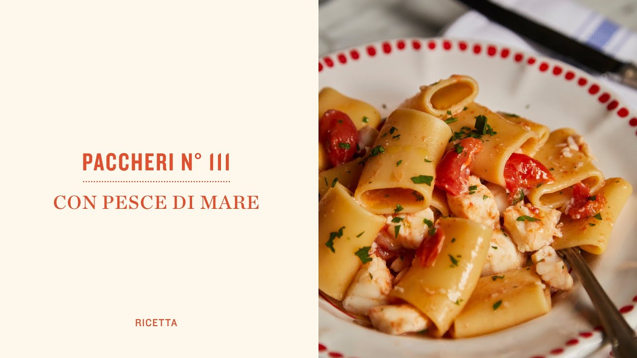 PACCHERI N° 111 con PESCE di MARE