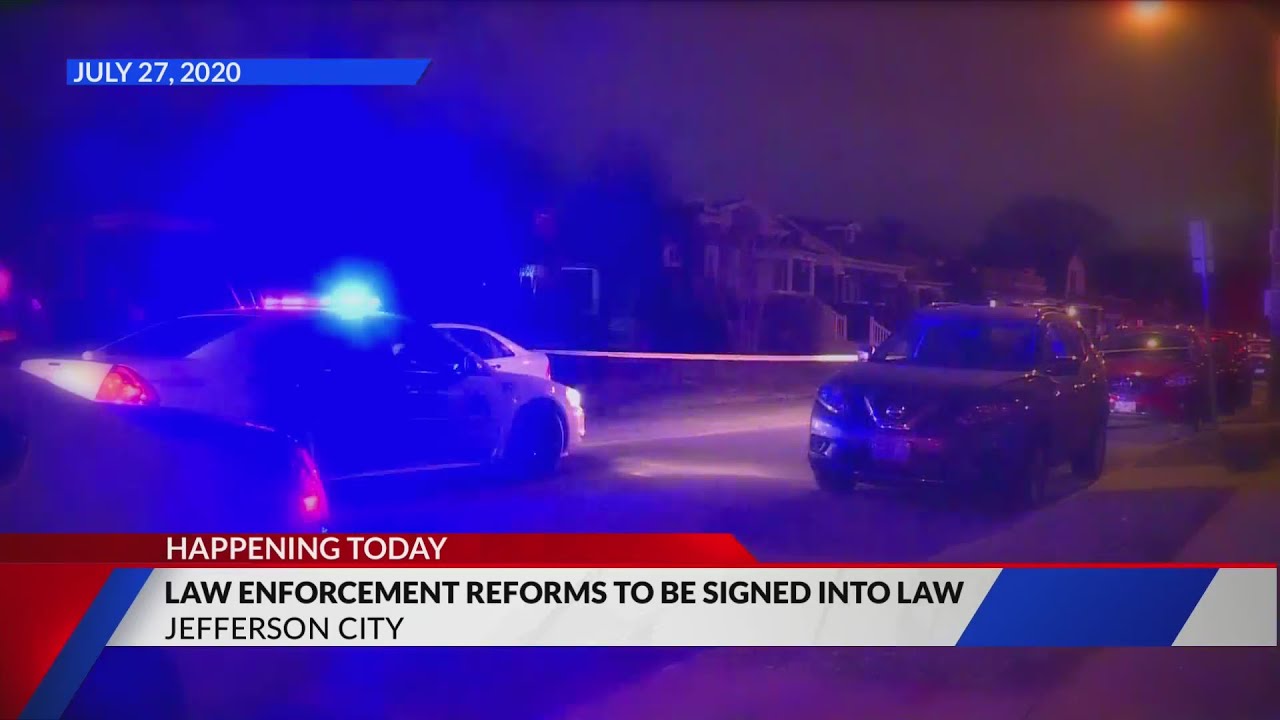 Parson signs law enforcement reform package including ban on chokeholds