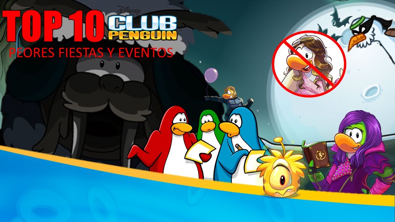 Club Penguin - Top 10 Peores fiestas y eventos