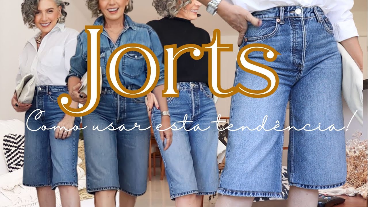 Como usar JORTS nos looks do dia a dia | MODA E ESTILO 50+ | Verinha Bernardino