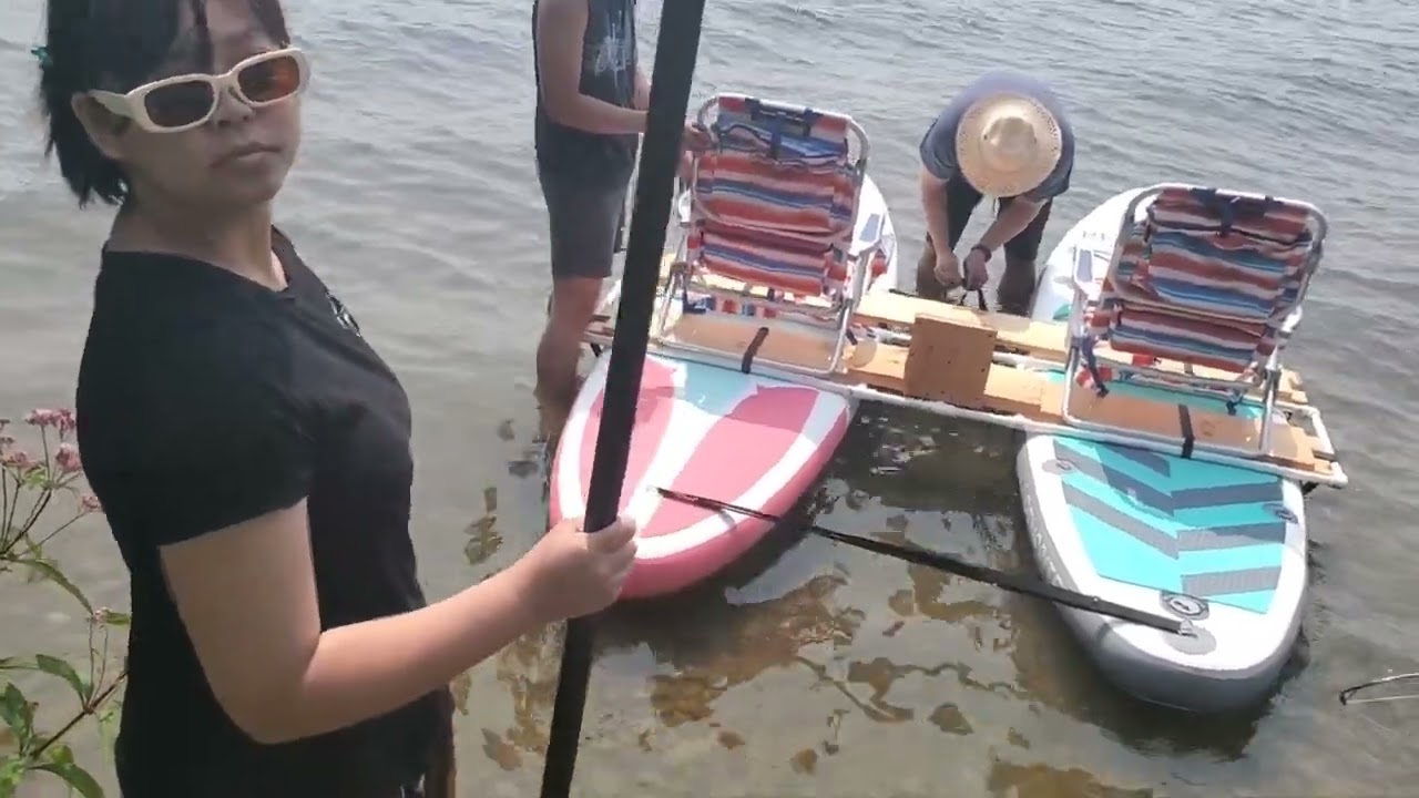DIY SUP Board Catamaran