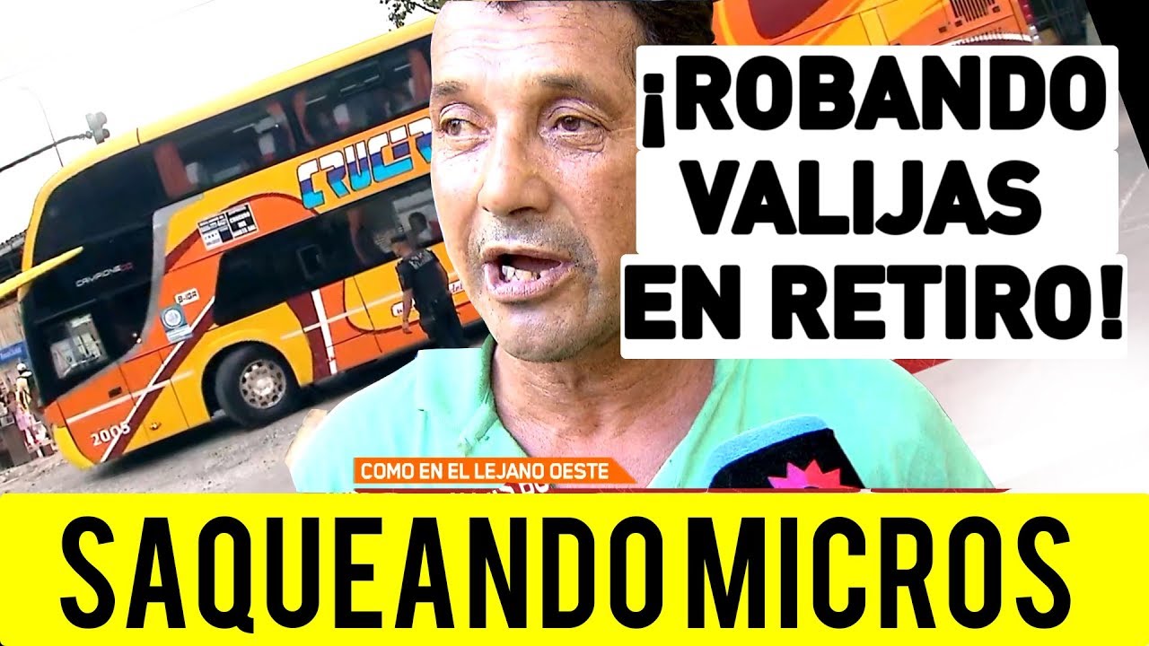 SAQUEANDO MICROS: ¡Asi te roban en Retiro!
