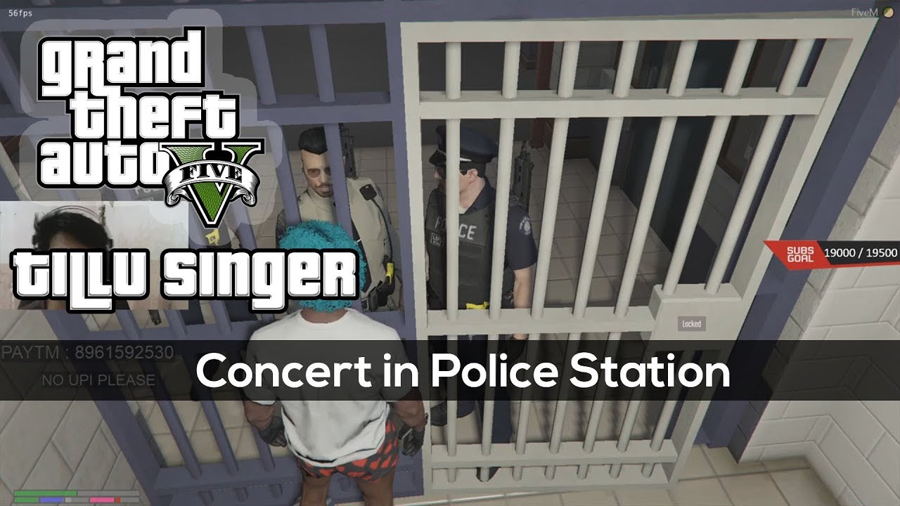 Concert in Police Station - Tillu GTA 5 Legacy Roleplay India | QAYZER